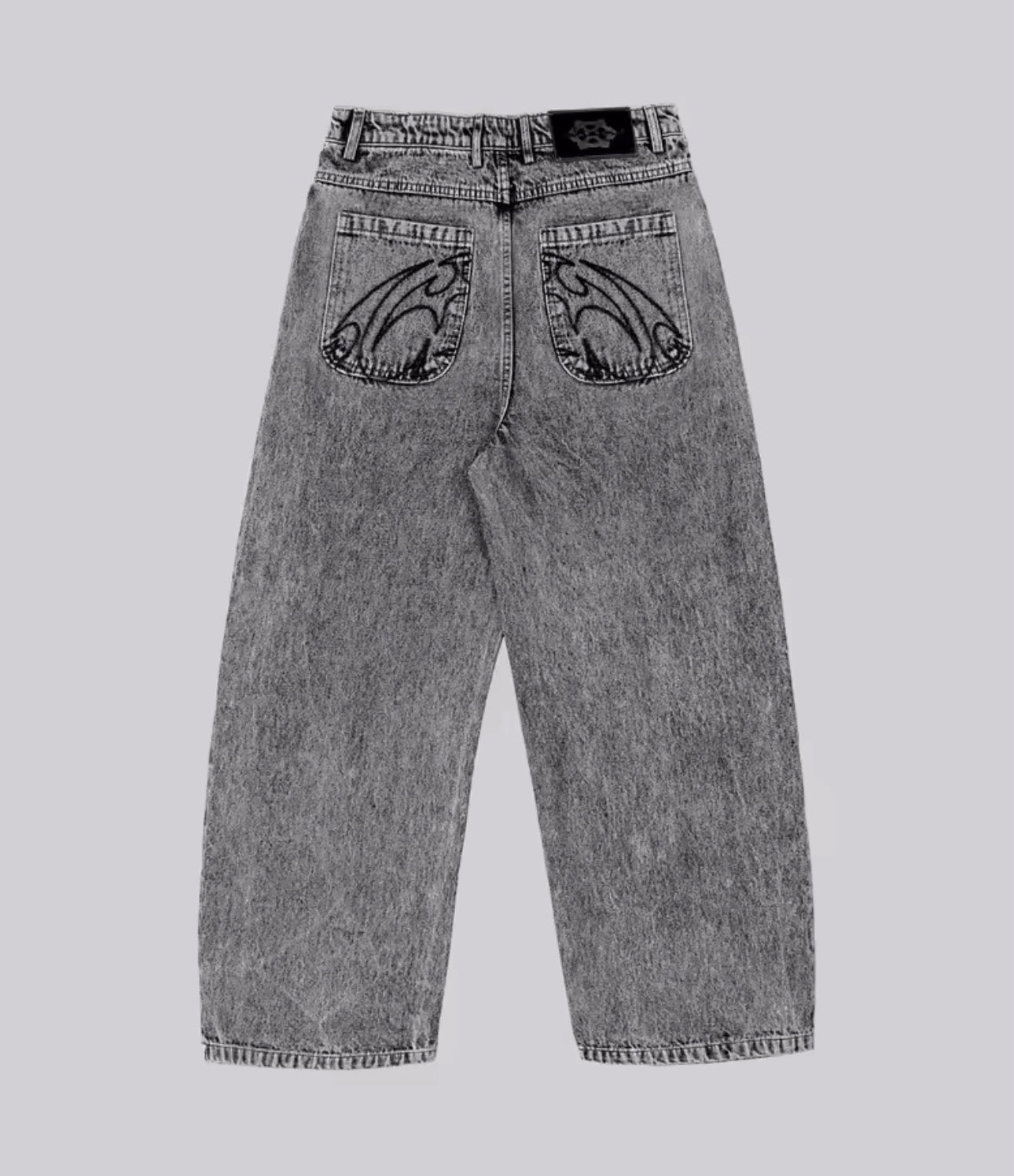 Amore Clasico Oversized Gray Jeans