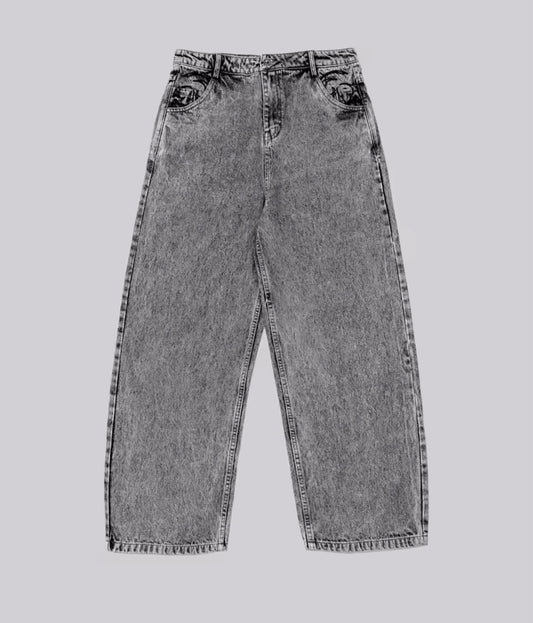 Amore Clasico Oversized Gray Jeans