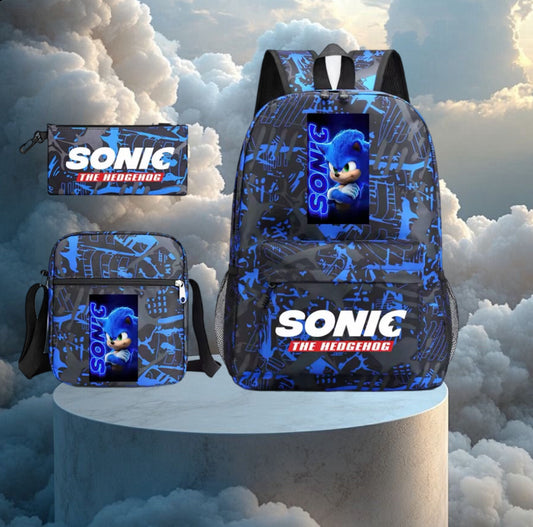 סט בית ספר sonic